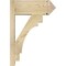 Ekena Millwork Merced Rough Sawn Arts and Crafts Outlooker, Douglas Fir, 8"W x 20"D x 28"H OUT08X20X28MRC03RDF - alternate 2